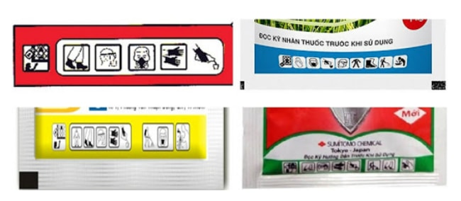 các hình tượng biểu thị độ độc trên nhãn thuốc