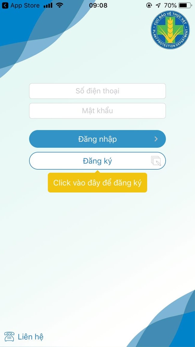 đăng ký tài khoản thuốc bvtv