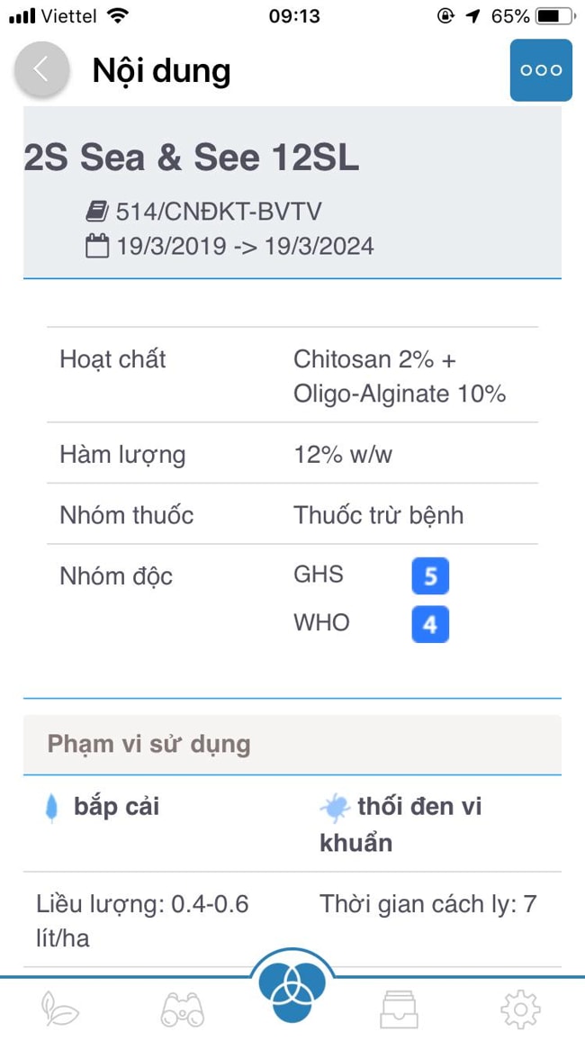 danh mục thuốc bvtv