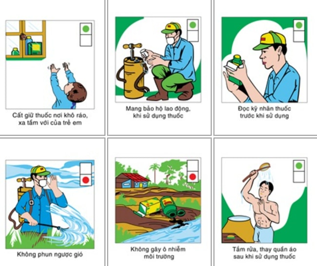 những lưu ý khác khi sử dụng thuốc bảo vệ thực vật